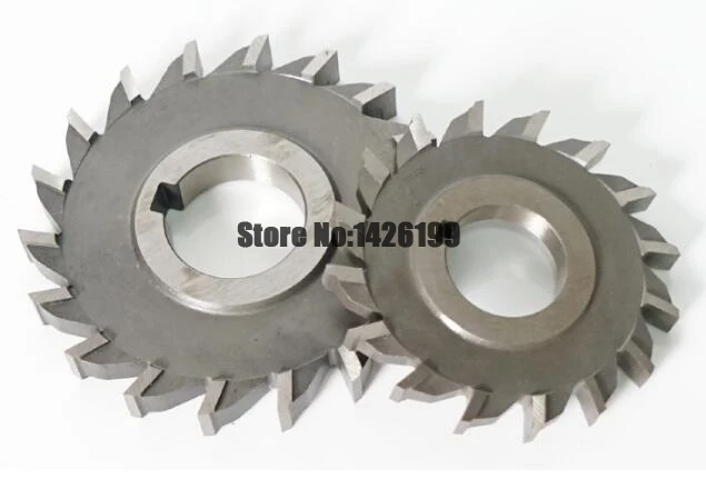 1PCS 50mm 63mm 75mm 80mm 100mm 125mm 130mm 150mm HSS Three Straight Tooth Blade Face Milling Cutter,4mm-20mm thickness