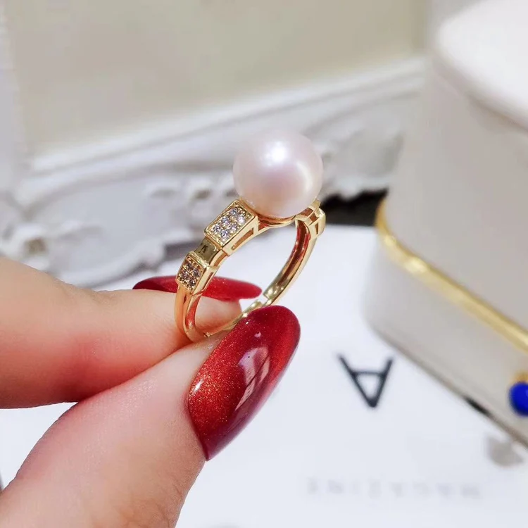 

3Pieces/Lot Luxury&Classic Pearl Rings Holder S925 Sterling Silver Pearl Rings Settings Women DIY Ring Jewelry Findings