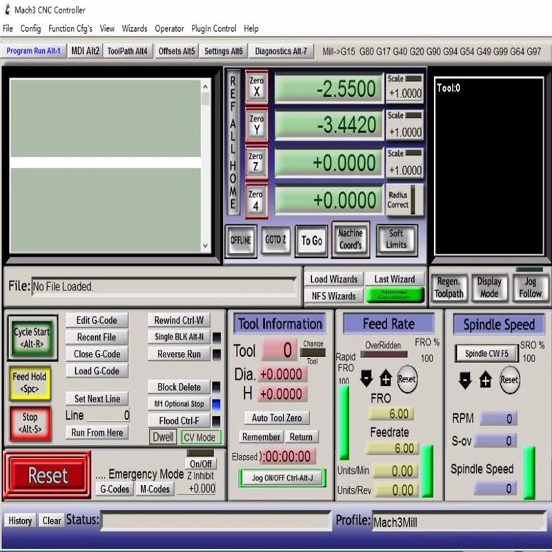 Macchina per incidere Mach3 software di controllo, versione inglese software Mach3 con lience cnc controller R3.041 inviare via e-mail