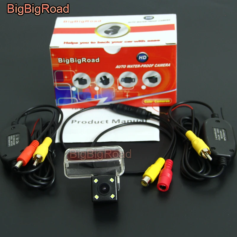 BigBigRoad Wireless Camera Car For Toyota Highlander 2015 2016 / EZ Rear View Backup Reversing Camera Night Vision