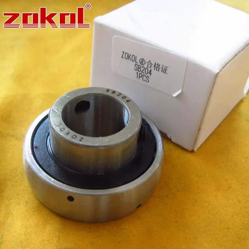 ZOKOL bearing SB204 90204 Pillow Block Ball Bearing 20*47*25mm