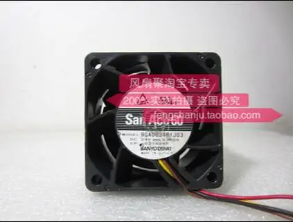 

Original 9GA0624P1J03 6cm 60*60*38 24V 0.75A 4 wire super large wind cooling fan