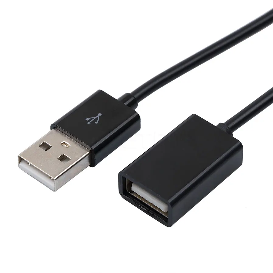 Kabel USB 2.0 do transmisji danych 100 cm przedłużacz męski do żeńskiego przedłużacza danych do ładowania dodatkowego kabla do laptopa iphone