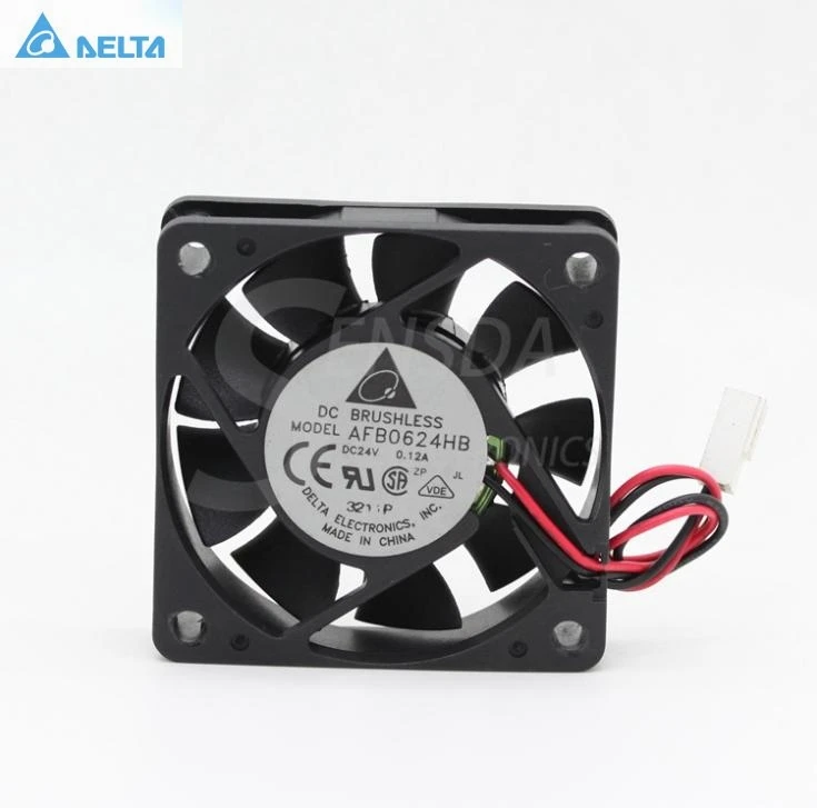 

AFB0624HB 60mm 24V Cooling Fan for Delta 60X60X15mm 0.12a 6cm Server Inverter pc Case cooling fans axial