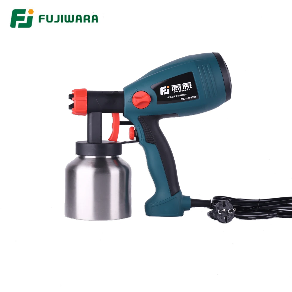 FUJIWARA 400W Electric Disinfection Water Spray Gun Latex Paint Airbrush Paint Paint Painting Tools High Atomization 1.8mm/2.5mm