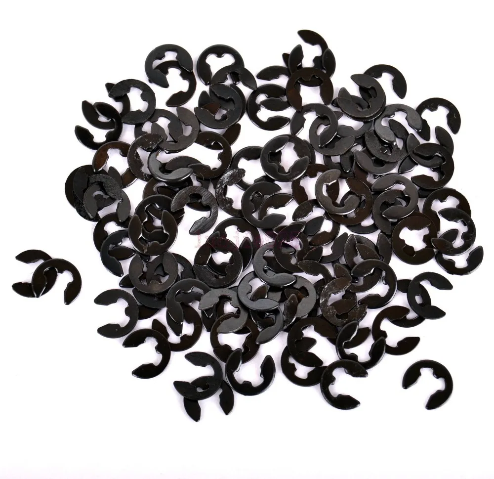 100PCS HSP 02037 E-clip 2.5mm 100P For 1/10 RC Model Car Flying Fish 94122 94123 94106 94166 94155 94177 94111 94188