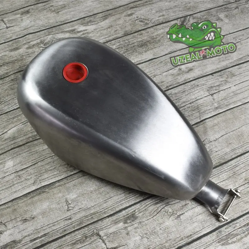 For Harley 883 Conversion to Increase the Retro Prince Motorcycle Carburetor EFI 14.4 Liter Fuel Tank Oil Can