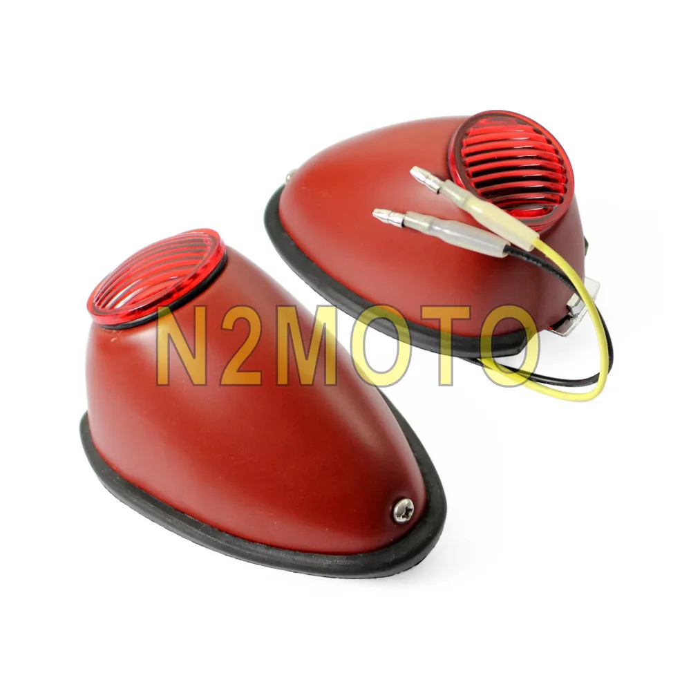 2 Pcs Motorcycle Taillights Sidecar Light Right Side Indicator for Zundapp DB DS DBK KS KS750 K750 BMW R12 R75 R51 R61 R66 BW40