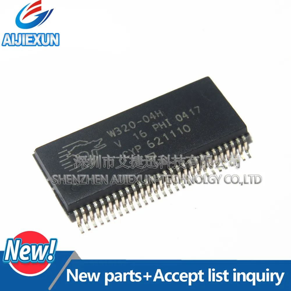 10Pcs W320-04H W320 SSOP56 200-MHz Spread Spectrum Clock Synthesizer/Driver with Differential CPU Outputs New and original