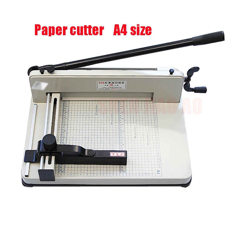 paper cutter machine YG 858-A4 Heavy Duty Industrial Guillotine 200 Sheet Normal Paper Cutter