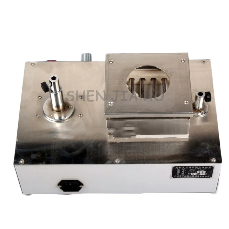 Aparato de punto de flash Cleveland de asfalto, SYD-3536, probador de punto de encendido de asfalto, máquina de experimentos de flash abierto, 220V, 1 ud.