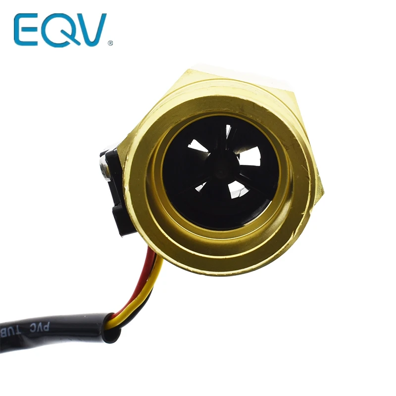 Water Flow sensor Hall Sensor Switch Flow Meter DN25 brass water meter Industrial turbine flowmeter 1 Inch water flow sensor