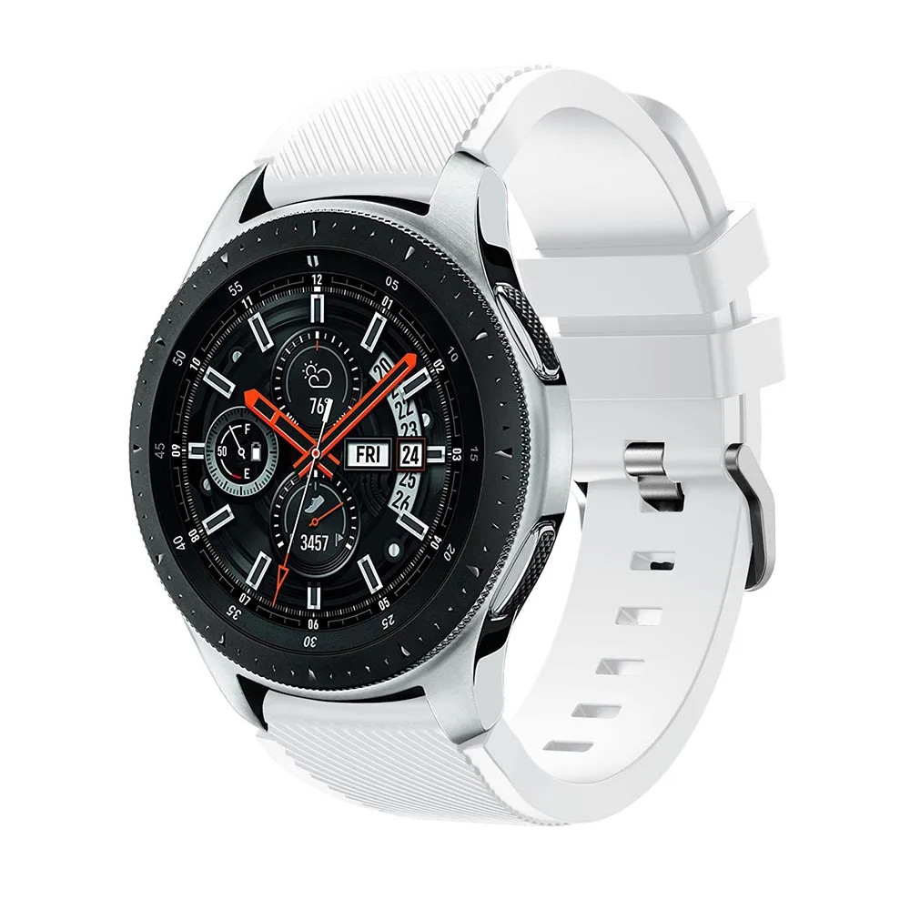 Galaxy 46mm wymiana paska od zegarka pasek silikonowy do Samsung biegów S3 22mm sport na rękę do Samsung Galaxy 46mm SM-R800 zegarek