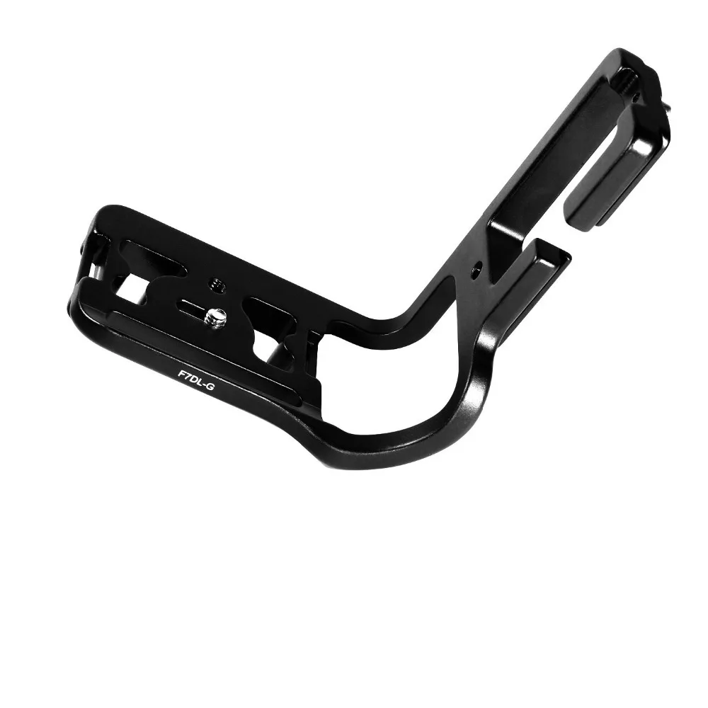 F7DL-G Camera Quick Release L Plate Bracket For Canon 7D with BG-E6 Battery Grip Arca Swiss Compatible