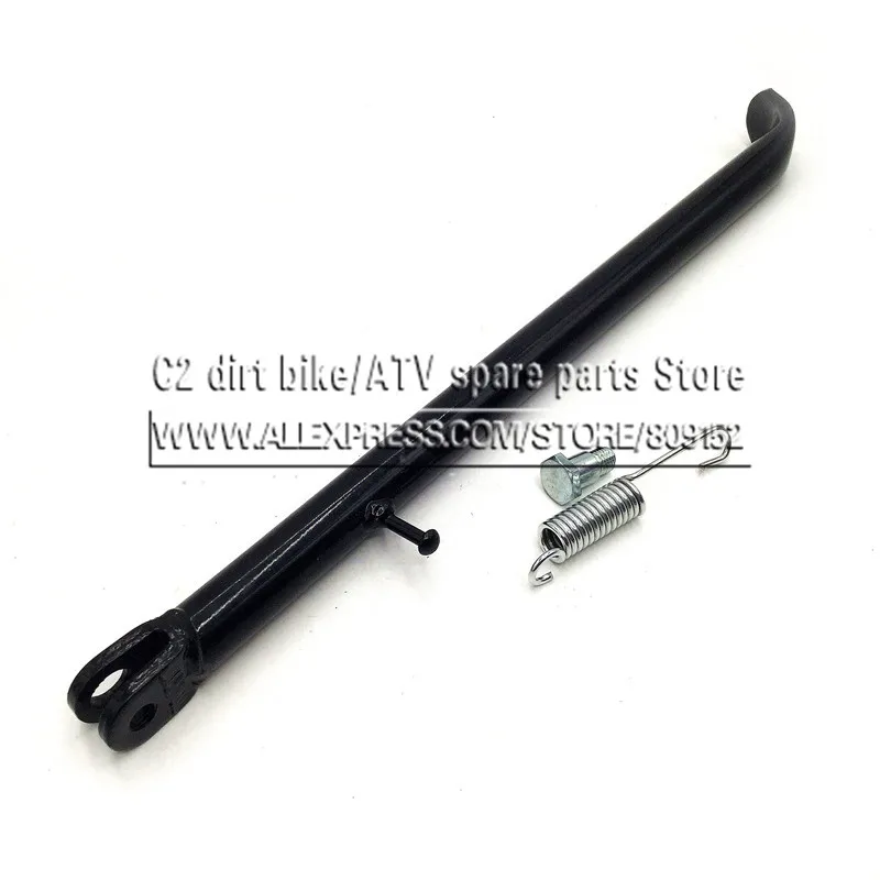 317MM - 384MM Dirt Pit Bike Sidestand With Spring Set 125cc 110cc 140cc For BSE Side Kick Stand for TTR  10 12 14 16 inch