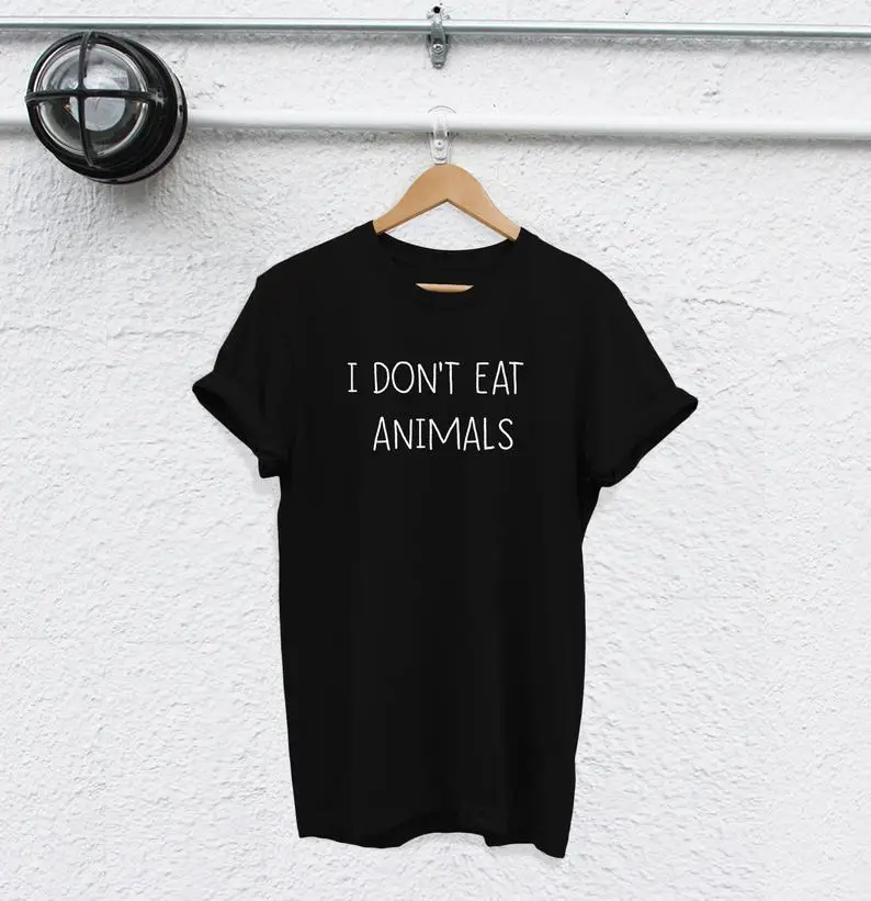 Skuggnas I don't Eat Animals T-shirt Vegan shirt Avocado Vegetarian Top Vegetarian Vibes Herbivore t shirts Vegan Tops