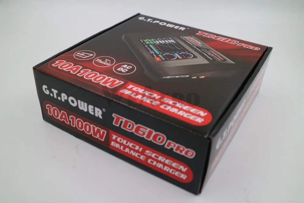 Nuovo Arrivo di G. t. potenza TD610 PRO AC/DC Doppio Tocco Dello Schermo di Ingresso Balance Charger Supporto LiHV batteria