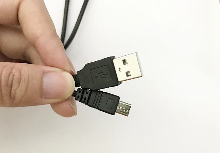 200pcs/lot USB 2.0 A to Mini 5 PIN USB B Male pure copper Data Charging Cable for PS3 Camera PSP MP3 MP4 player OD3.5  80CM