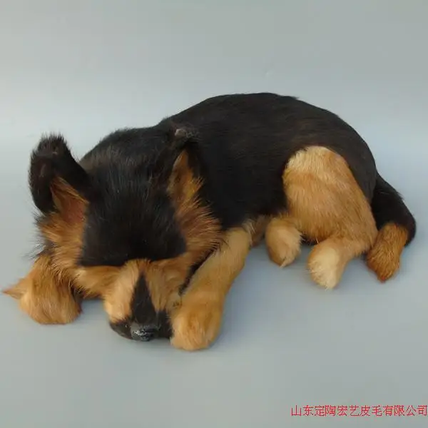 

Simulation dog polyethylene&furs dog model funny gift about 40cmx14cm