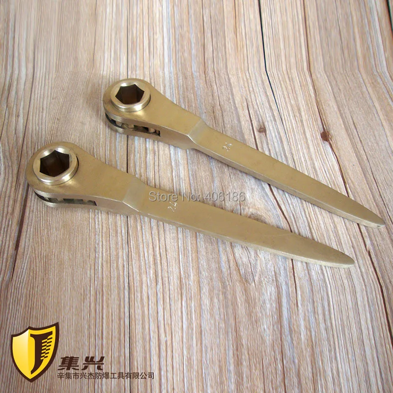 24mm Non-sparking Socket Ratchet Wrench, explosion proof spanner,Copper Alloy hand tools