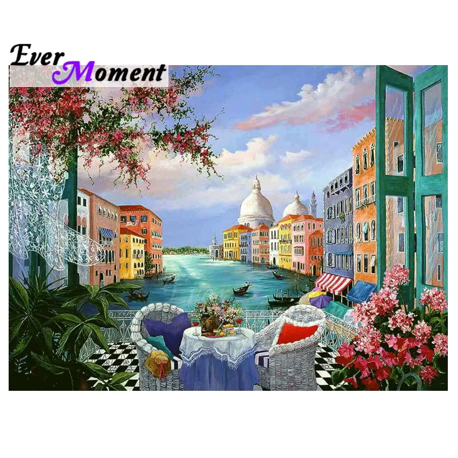 

Ever Moment Diamond Painting Scenery Picture Of Rhinestone Full Square Drill Handmade Diamond Embroidery Mosaic Decor ASF1384