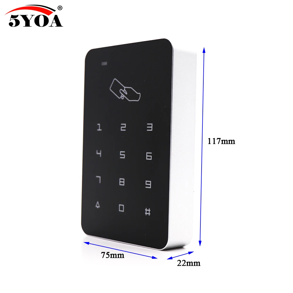 5YOA Standalone Access Controller EM keychains RFID Access Control Keypad digital panel Card Reader For Door Lock System