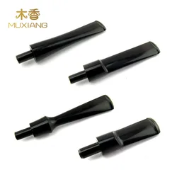 RU-4pcs/lot Smoking Pipe Accessories 3mm Filter Straight Mouthpiece Pipe Replacement For Tobacco Pipe Stem be0007-be0010