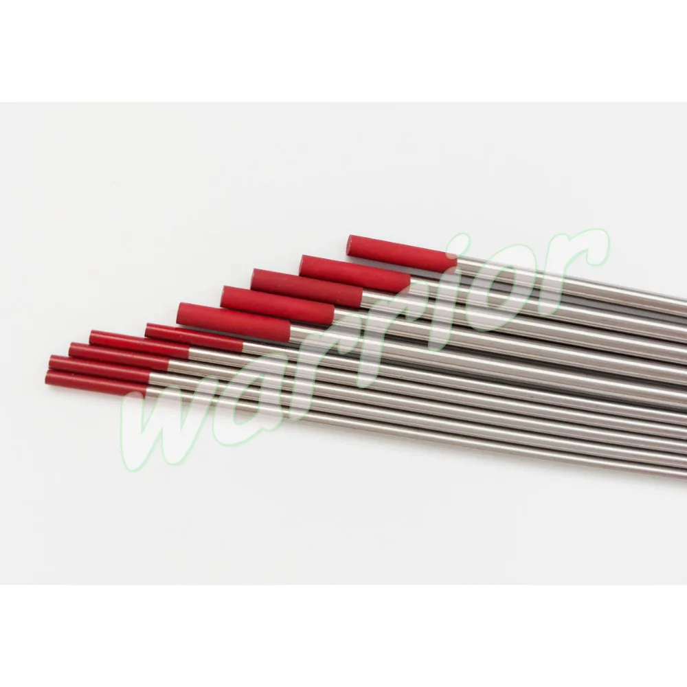 

1.6mm/ 2.4mm*150mm Red Tips WT20 2% Thoriated Tungsten Electrodes For TIG Welding (1/16" 3/32"*6")