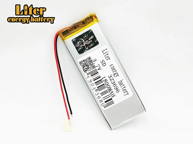 323696 3,7 V 1800mAh Lipo reemplazo de la batería de litio recargable para MP4 mp5 dvd gps cámara digital tableta PC batería externa