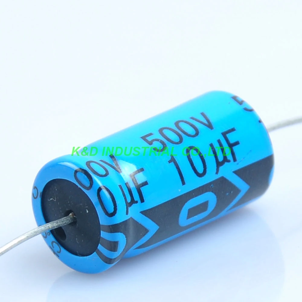 

4pcs Axial Electrolytic Capacitor 10uf 500V for Tube Amp DIY