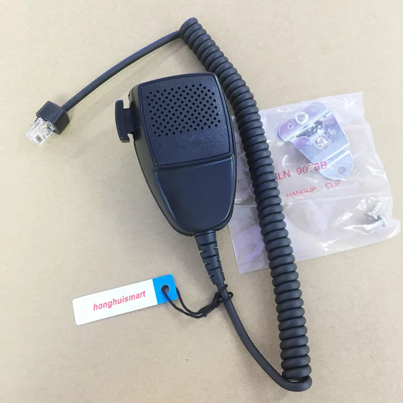 

Black HMN3596A Handheld Speaker MIC 8 pins for motorola car mobile radio GM300,GM3688,GM3188,GM950,GM338 with clip