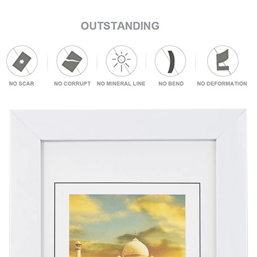 6inch White Picture Frame Porta Retrato Porta Retrato Moldura Desktop Decor Bilderrahmen Decorative Quadro Foto Marcos For Home image 6
