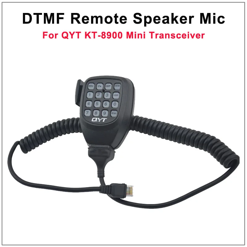 8 Pin DTMF Remote Speaker Microphone for QYT KT-8900 Mini Mobile Radio Transceiver