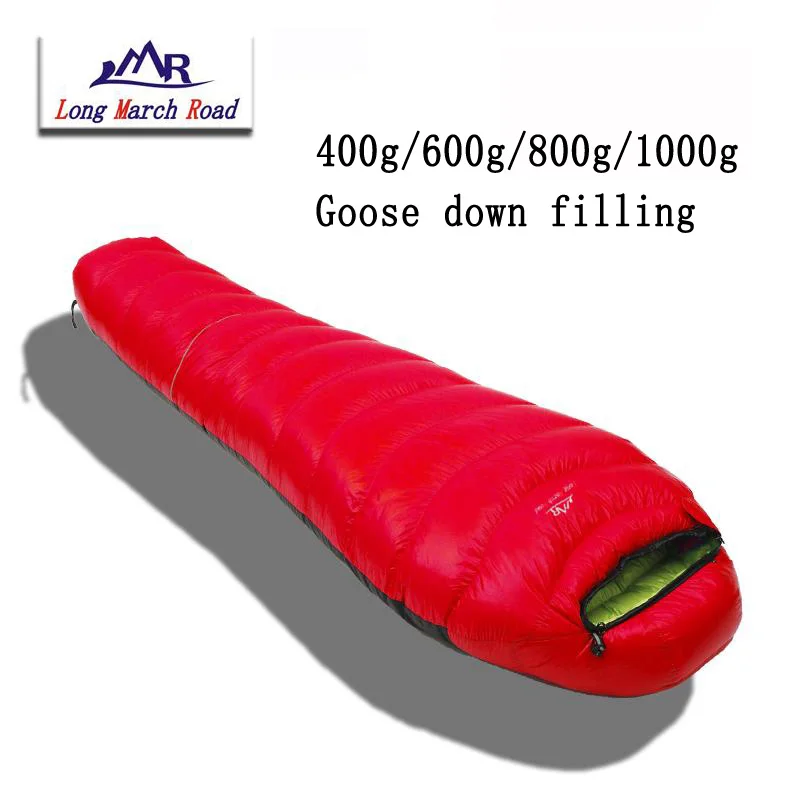 

LMR Ultralight Can Be Spliced Filling 400g/600g/800g/1000g White Goose Down Sleeping Bag