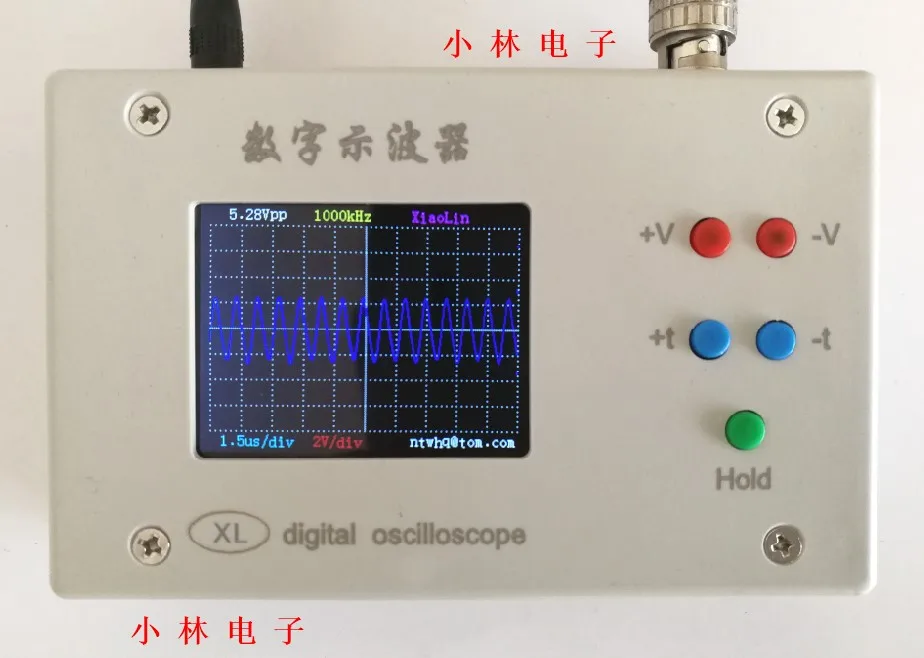 Simple DIY Digital Oscilloscope Plastic Housing Can Only Be Measured AC