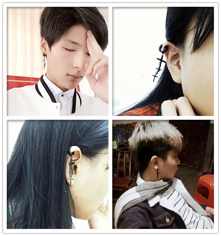 Original unique Mens single Spike stainless steel earring,guys jewellery,accessory, hipster, grunge style, punk, dagger earrings
