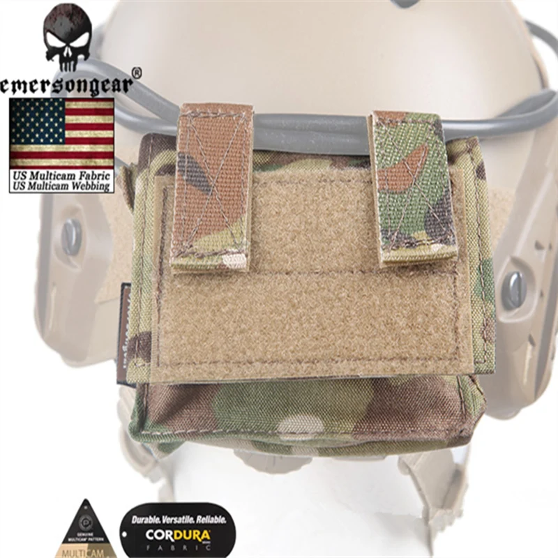 

Emersongear Tactical FAST Helmet Accessories Utility Pouch EMERSON Helmet Cover Removable Gear Pouch EM9339