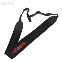 Black Camera Shoulder Neck Strap Fit for Canon 6D 60D 80D 7D 550D 1300D 5D 750D Mark II III IV 200D 1100D 1300D Camera Dslr