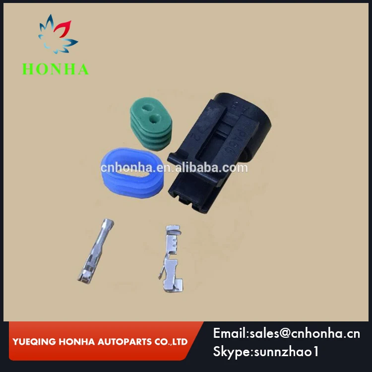 12162193 female electric pigtail harness connector with wire or without wire for Delphi