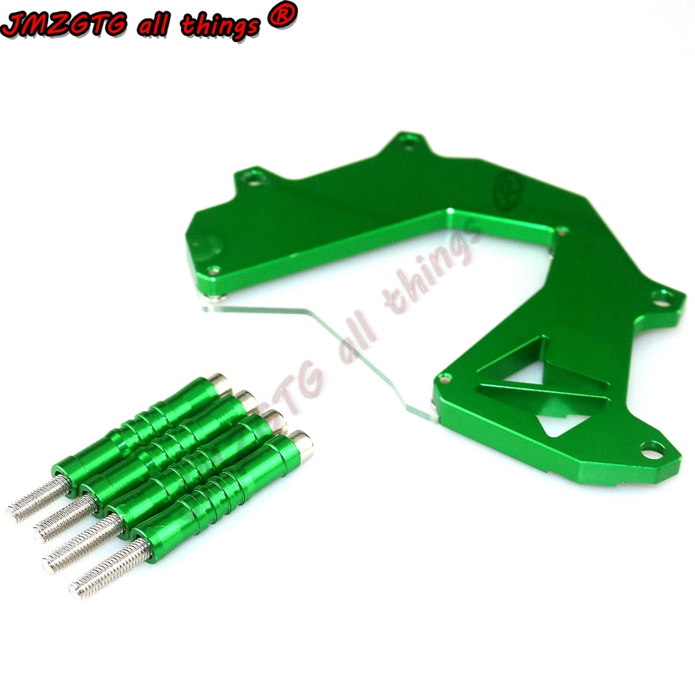 Motorbike CNC Aluminum Front Sprocket Chain Guard Cover Left Side Engine For KAWASAKI Z800 2013 2014 2015 2016