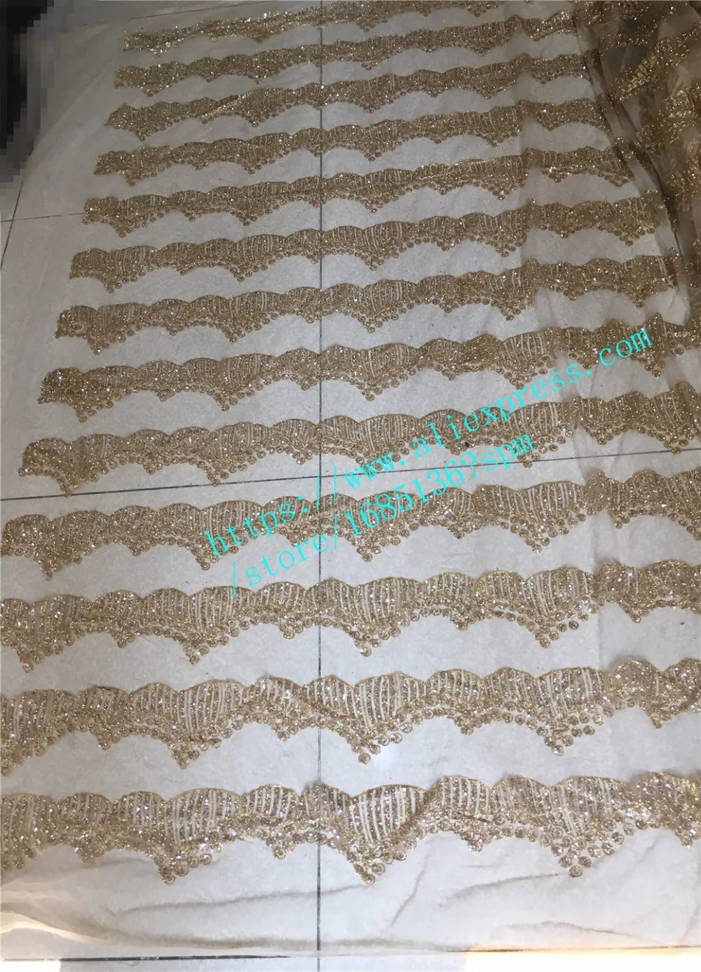 

african sequin embroidery high quality french tulle mesh lace fabric for wedding/evening dress/party