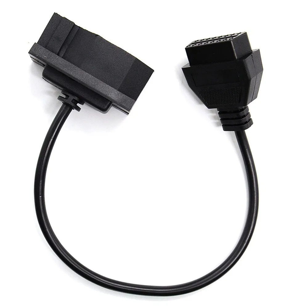 5PCS Ford 7Pin DLC to OBD2 16Pin Cable Converter Adapter Car Diagnostic Tool Male to Female Connector Transfer Cable