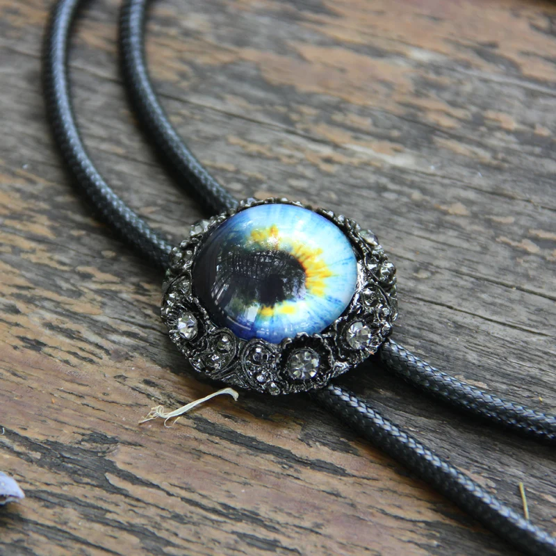 Original designer resin eye bolo tie for men personality neck tie fashion accessory