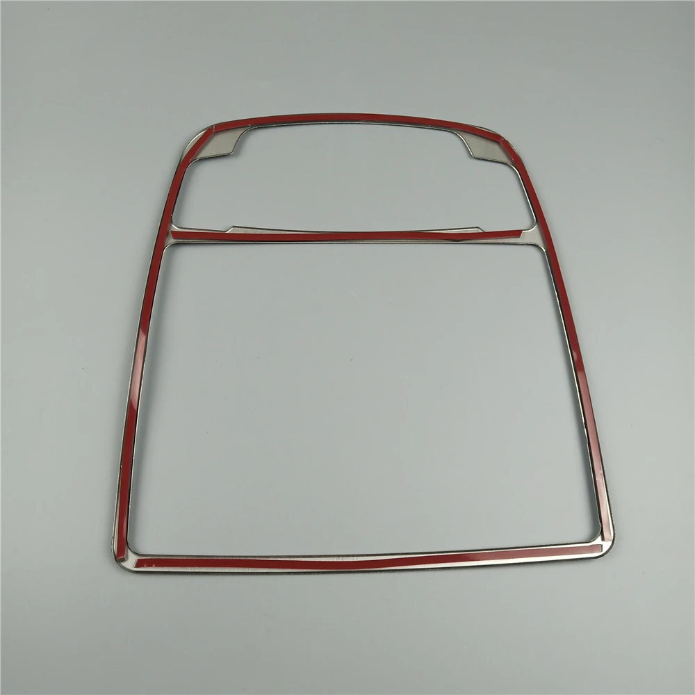 Center Console Gear Shift Frame Decoration Cover Trim For Audi A6 C7 2012-2018 Stainless Steel Car Interior Accessories