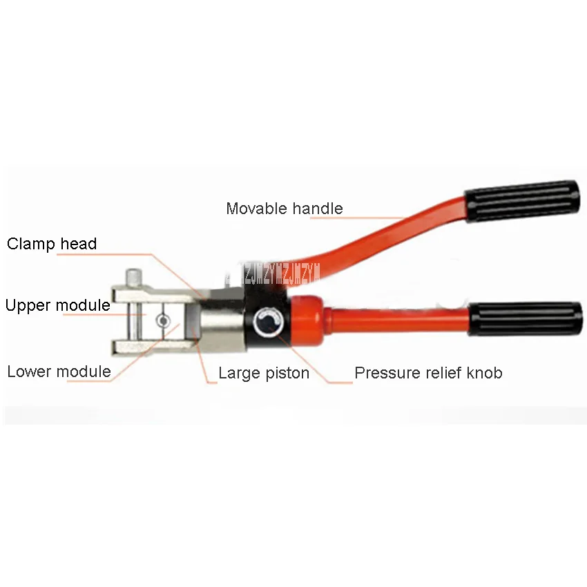 New Arrival YQSH-240D Hydraulic Crimping Plier Confining Pressure Clamp Pliers Hydraulic Pliers 12T 18mm 16-240mm2 Hot Selling