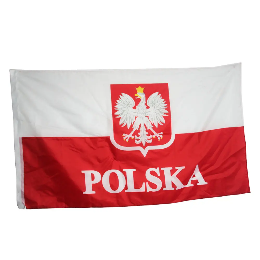 thumbnail image 2 of Trade Winds 3x5 Poland Flag With Eagle – Polish Banner, 100D Polyester, Pennant 2 of 6