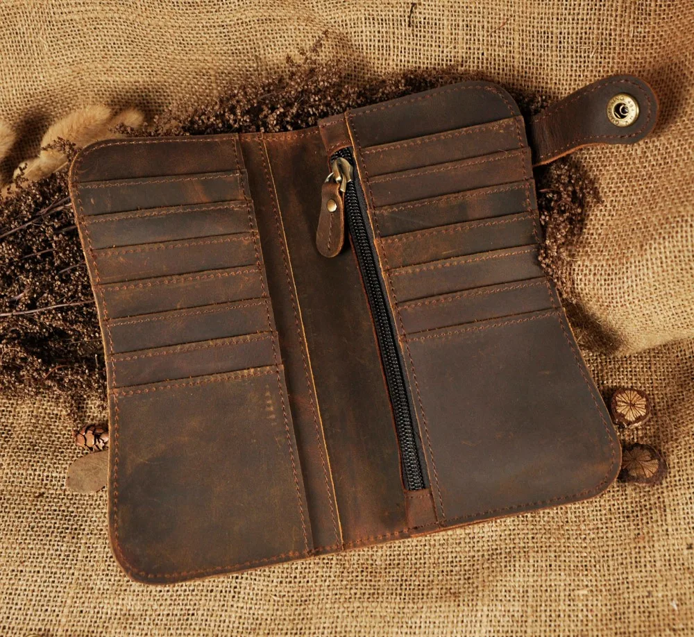 Qualidade do sexo masculino de couro dargon tigre grava moda cheques cadeia de ferro organizador carteira bolsa projeto da embreagem bolsa 1088-db