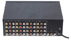Freeshipping 1 Input 16 Chs VIDEO AUDEO Output 16 load video audio amp spliter RCA Connector AV Splitter