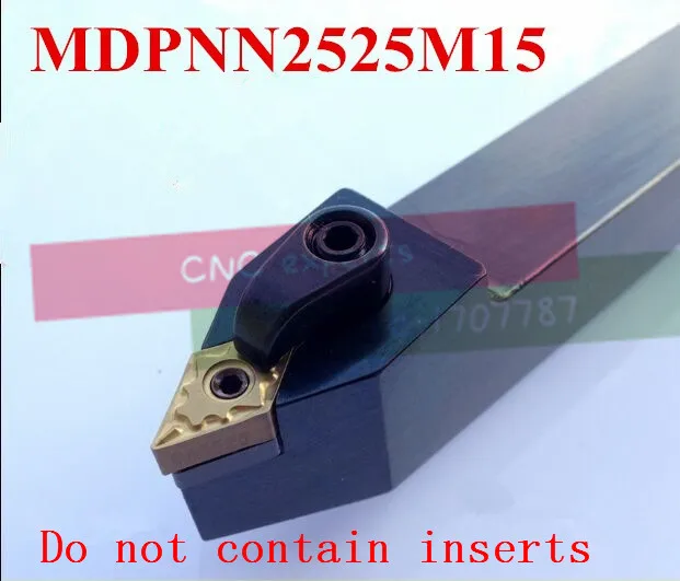 MDPNN2525M15 Metal Lathe Cutting Tools,CNC Turning Tool,Lathe Machine Tools, External Turning Tool Type MDPNN 25*25*150mm