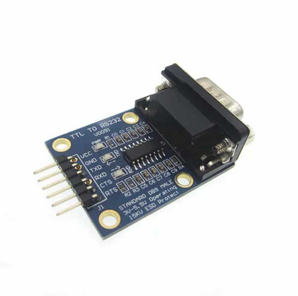 RS232 Serial Port To TTL Converter Module SP3232 max3232 5V/3.3V